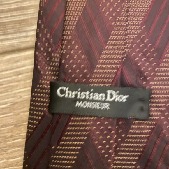 Vintage Christian Dior Silk Tie - Picture 2 of 5